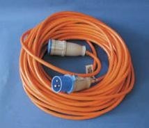 Mains Extension Lead 15m Site Plug / Coupler