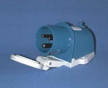 Surface Mounted Mains Inlet Socket Male Connector