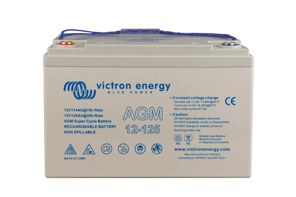 Victron Battery 12V/125Ah AGM Super Cycle (M8)