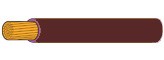Cable 1 Core TW 32/020 2.5mm² Brown (Per m)