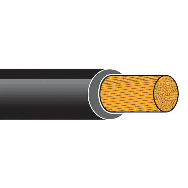 16mm Black Hi-Flex Battery Starter Welding Cable – 110 Amp, 2 Metres – UK Made