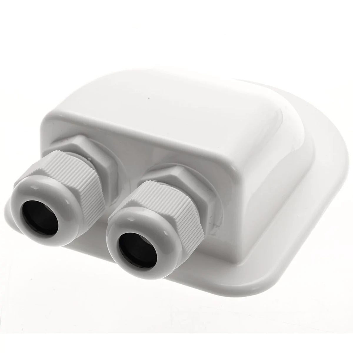 Cable Gland 2 Way Solar Panel White