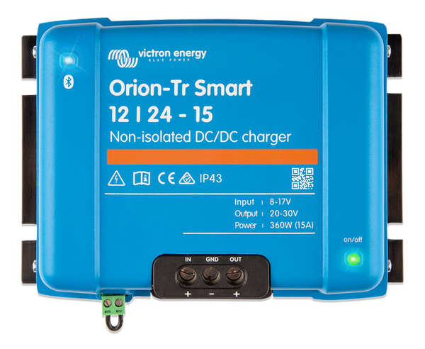 Victron Orion TR Smart 12/24-15A Non Iso DC-DC Charger