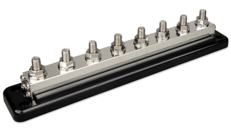 Victron Busbar 600A 8P + cover DC Distribution