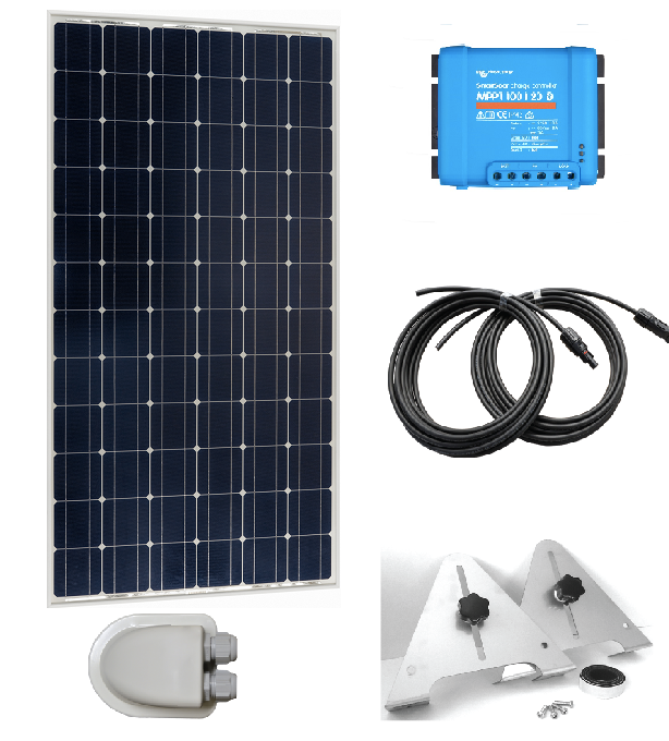 Solar Kit 1 x 215W Mono Smart With MPPT 75/15